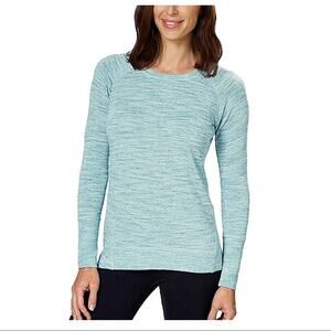 CHAMPION • Green High-Low Long Sleeve Top